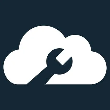 Cloud Tools Icon Illustrazione stock