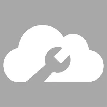 Cloud Tools Icon Illustrazione stock