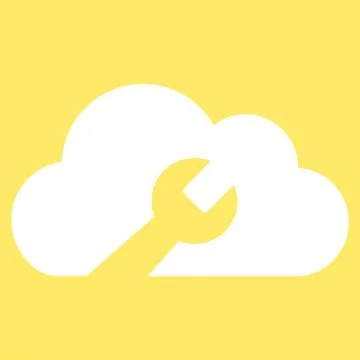 Cloud Tools Icon Illustrazione stock