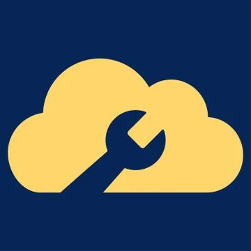 Cloud Tools Icon Illustrazione stock