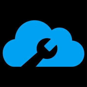 Cloud Tools Icon Illustrazione stock