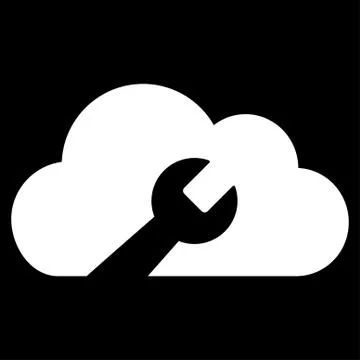Cloud Tools Icon Illustrazione stock