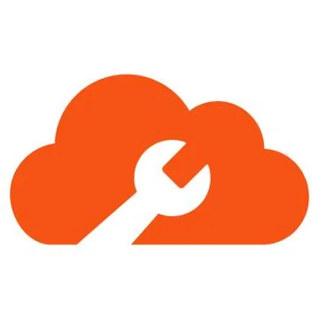 Cloud Tools Icon Illustrazione stock