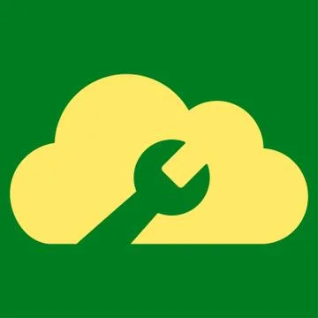 Cloud Tools Icon 스톡 일러스트