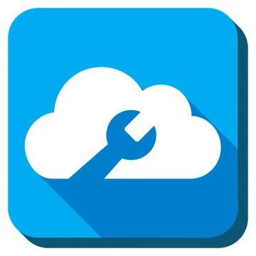 Cloud Tools Icon Illustrazione stock
