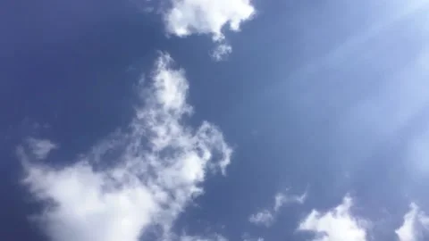 Cloud traffic during the summer Stock Footage 138767077