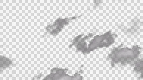 Cloud Transition Alpha Channel Stock Footage 329526677
