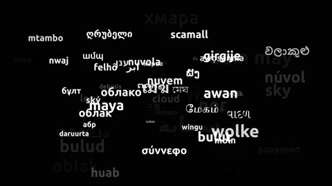 Cloud Translated in 70 Worldwide Languages Endless Looping 3d Zooming Wordclo Stock Footage 145214460