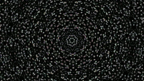 Cloud Type Noise with Kaleido Effect Stock Footage 154225646