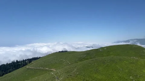 Cloud under the mountain Stock Footage 249338617