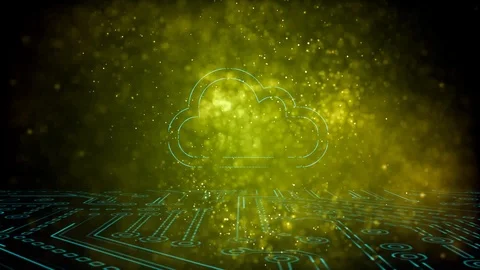 Cloud universal technology, data storage concept Stock Footage 87110748