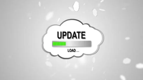 Cloud Update. Cloud storage Stock Footage 55852235