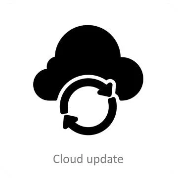 Cloud Update Stock Illustration