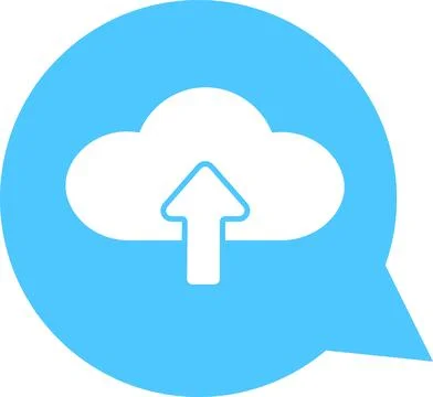 Cloud Upload, Backup Data, Cloud Sync Stock Illustration