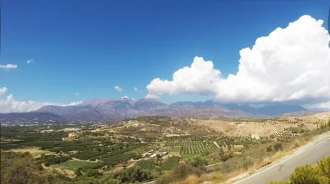 Cloud valley road Stock Footage 44121519