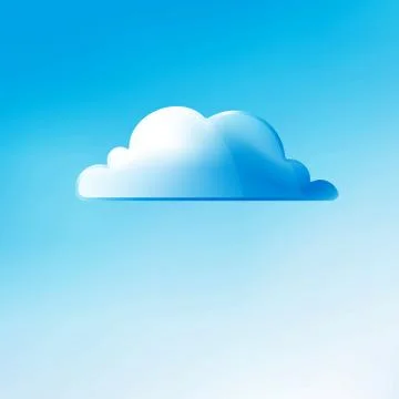 Cloud vector background 스톡 일러스트