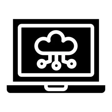 Cloud Vector Icon Design Illustration Stock Illustration