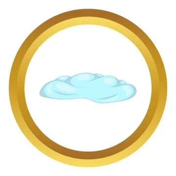Cloud vector icon Illustrazione stock