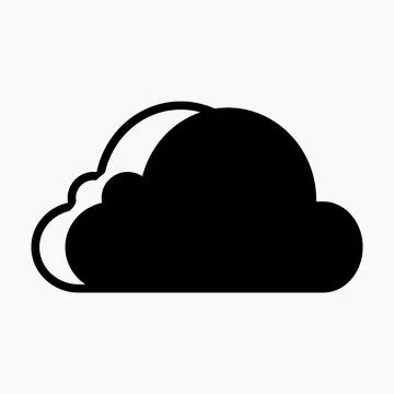 Cloud vector icon 스톡 일러스트