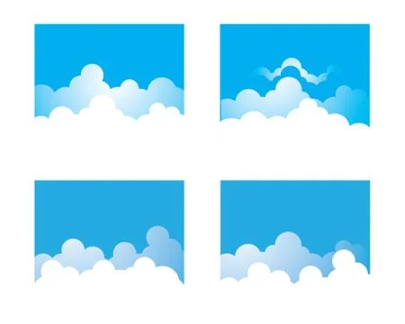 Cloud vector icon illustration design Stock Illustration