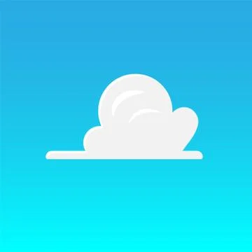 Cloud vector illustration Stock Illustration