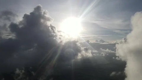 Cloud view in the afternoon Stock Footage 325082566