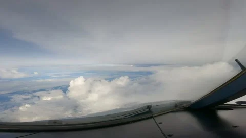 Cloud view from plane Stock Footage 229777995