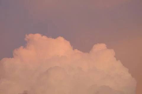Cloud view at sunset Stock Photos