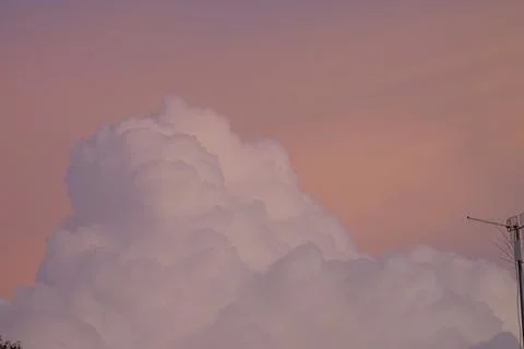 Cloud view at sunset Stock Photos
