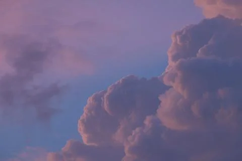Cloud view at sunset Stock Photos