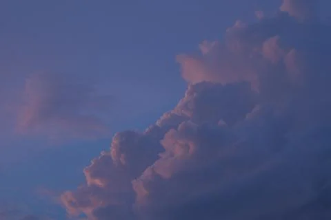 Cloud view at sunset, Stock Photos