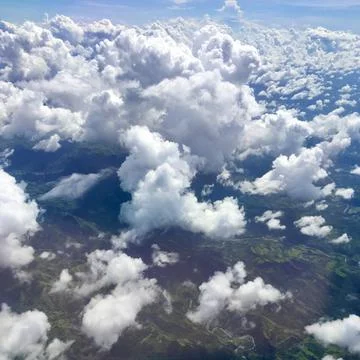 Cloud view from the top Stock Photos