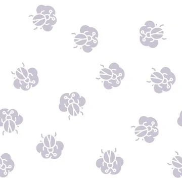 Cloud virus glyph icon vector symbol illustration Stockillustratie
