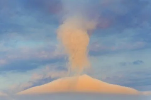 Cloud Volcano Stock Photos