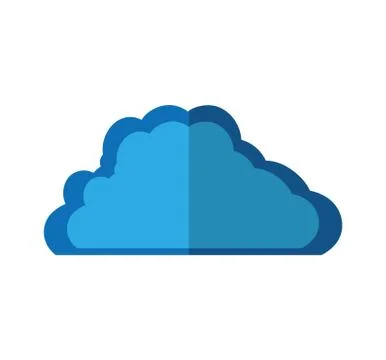 Cloud weather sky climate icon. Vector graphic 스톡 일러스트