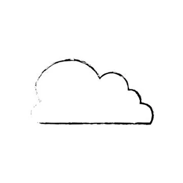 Cloud weather symbol イラスト素材