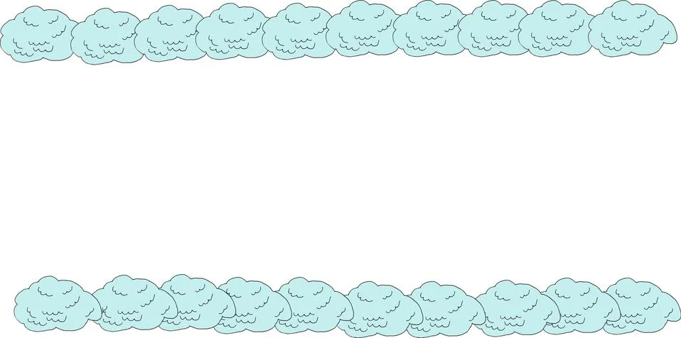 Cloud on white isolated background. Stylish design with flat poster, leaflets Stock Illustration