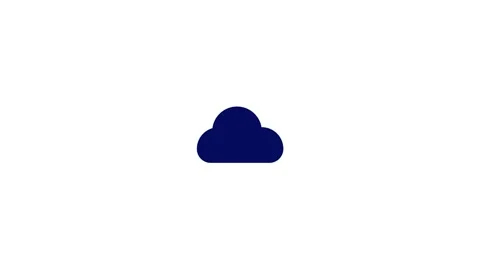 Cloud wifi networking icon concept animation ,flat icon Stock Footage 263802483