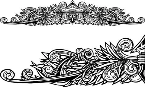 Cloud wind banner Illustrazione stock