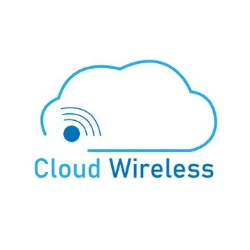 Cloud wireless Stock Illustration