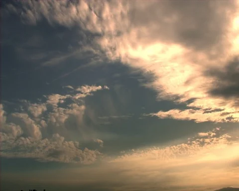 Cloud Yellow Sunset Vídeos de archivo 111294588
