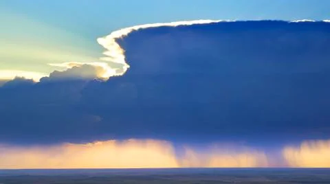 Cloudburst, Storm, Rain, Dramatic Clouds 스톡 사진