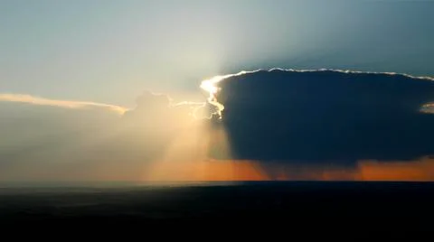 Cloudburst, Storm, Rain, Dramatic Clouds 스톡 사진