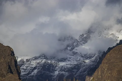 Cloude time lapase in Mountains Stock Footage 168057883