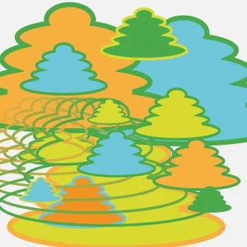 Clouded background Illustrazione stock