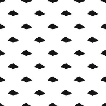 Cloudiness pattern seamless vector Stock Illustration