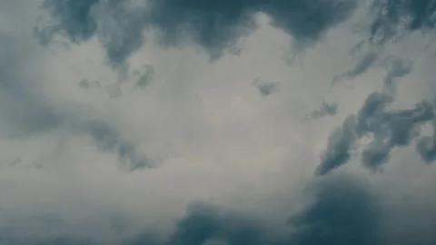 Cloudiness, set of clouds. Weather climate. Slow motion. Terrible air whirlwind Stock Footage 249338996