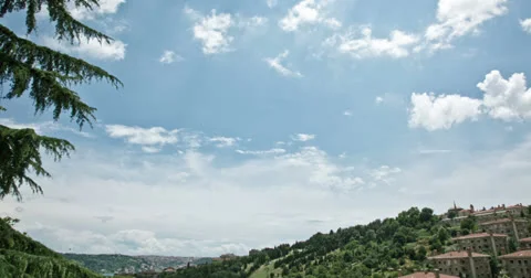 Cloudlapse with Rain 4K Stock Footage 25455160