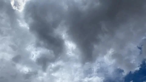 CloudlapseRoilingBlueSkyMovingRight1 Stock Footage 285540005