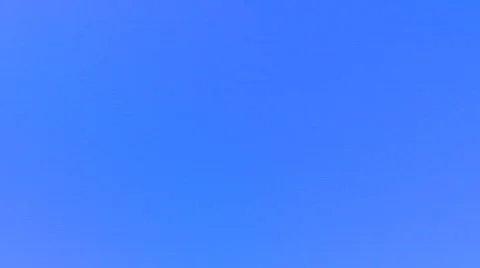 Cloudless Blue Sky | Stock Video | Pond5